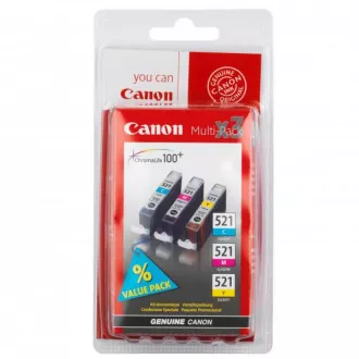 Canon CLI-521 (2934B010) - tusz, color (kolor) Canon CLI-521 (2934B010) - tusz, color (kolor)