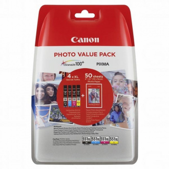 Canon CLI-551-XL (6443B006) - tusz, black + color (czarny + kolor)