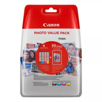 Canon CLI-571 (0386C006) - tusz, black + color (czarny + kolor) Canon CLI-571 (0386C006) - tusz, black + color (czarny + kolor)