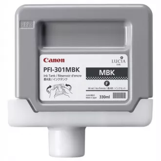 Canon PFI-301 (1485B001) - tusz, matt black (czarny mat)