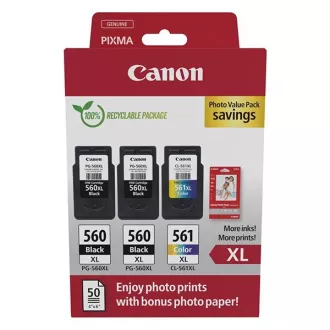 Canon PG-560 (3712C012) - tusz, black + color (czarny + kolor)