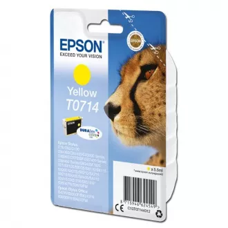Epson T0714 (C13T07144012) - tusz, yellow (żółty)