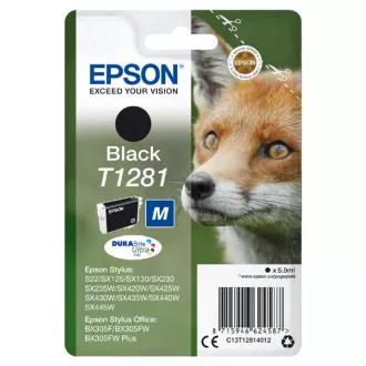 Epson T1281 (C13T12814022) - tusz, black (czarny)