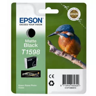 Epson T1598 (C13T15984010) - tusz, matt black (czarny mat) Epson T1598 (C13T15984010) - tusz, matt black (czarny mat)