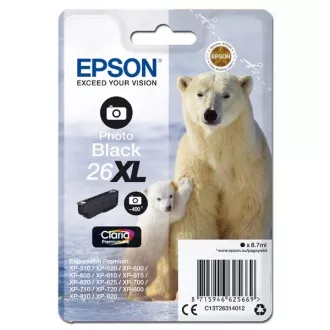 Epson T2631 (C13T26314012) - tusz, photoblack (fotoczarny)