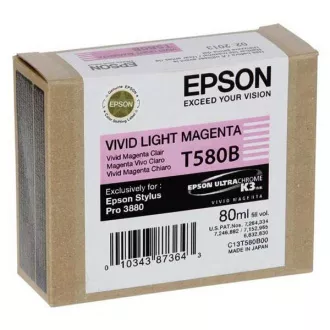 Epson T580B (C13T580B00) - tusz, light magenta (światło magenta)