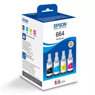 Epson T6646 (C13T66464A) - tusz, black + color (czarny + kolor)