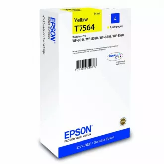 Epson T7564 (C13T756440) - tusz, yellow (żółty) Epson T7564 (C13T756440) - tusz, yellow (żółty)