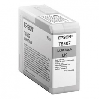 Epson T8507 (C13T850700) - tusz, light black (jasny czarny)