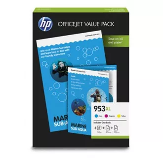 HP 953-XL (1CC21AE) - tusz, color (kolor)