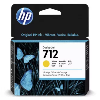 HP 712 (3ED69A) - tusz, yellow (żółty) HP 712 (3ED69A) - tusz, yellow (żółty)