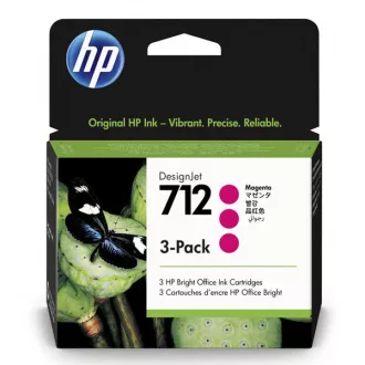 HP 712 (3ED78A) - tusz, magenta