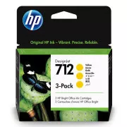 HP 712 (3ED79A) - tusz, yellow (żółty)