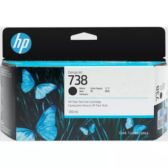 HP 738 (498N4A) - tusz, black (czarny)