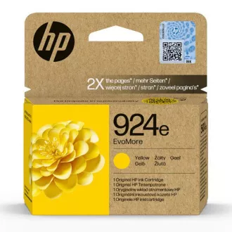 HP 924e (4K0U9NE) - tusz, yellow (żółty)