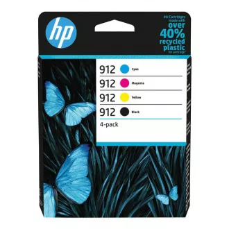 HP 912 (6ZC74AE) - tusz, black + color (czarny + kolor) multipack