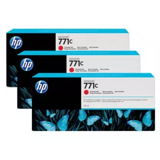 HP 771C (B6Y32A) - tusz, red (czerwony) 3szt