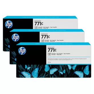 HP 771C (B6Y37A) - tusz, photoblack (fotoczarny) 3szt HP 771C (B6Y37A) - tusz, photoblack (fotoczarny) 3szt