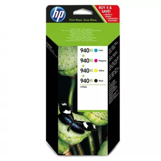HP 940-XL (C2N93AE#301) - tusz, black + color (czarny + kolor)