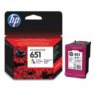 HP 651 (C2P11AE) - tusz, color (kolor)