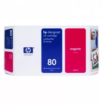 HP 80 (C4874A) - tusz, magenta HP 80 (C4874A) - tusz, magenta