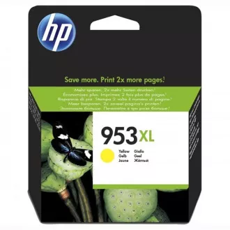 HP 953-XL (F6U18AE#301) - tusz, yellow (żółty)