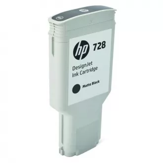 HP 728 (F9J68A) - tusz, matt black (czarny mat)