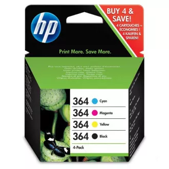 HP 364 (N9J73AE) - tusz, black + color (czarny + kolor) HP 364 (N9J73AE) - tusz, black + color (czarny + kolor)