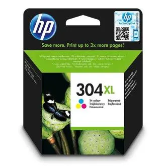 HP 304-XL (N9K07AE) - tusz, color (kolor)