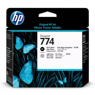 HP 774 (P2W00A) - głowica drukująca, light gray (jasnoszary)