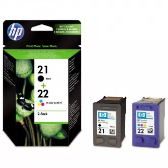 HP 21 + 22 (SD367AE) - tusz, black + color (czarny + kolor) 2szt