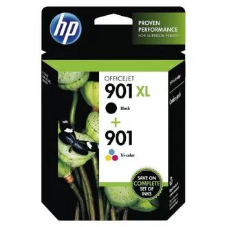 HP 901 (SD519AE) - tusz, black + color (czarny + kolor)