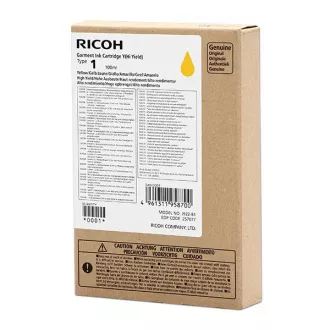 Ricoh 257077 - tusz, yellow (żółty)