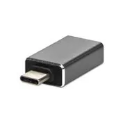 Reduktor USB (3.1), USB C męski - USB A żeński, metalowy