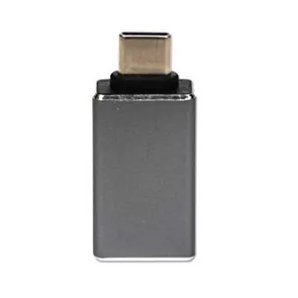 Reduktor USB (3.1), USB C męski - USB A żeński, metalowy