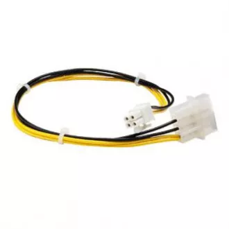 Reduktor zasilania PC, wewnętrzny, DC 5.25" - P4 (4pin), czarny, Logo