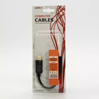 Redukcja sygnału wideo, DisplayPort męski - HDMI żeński, HDMI 1.3 - Standard, czarny, blister z logo, WYPRZEDAŻ Redukcja sygnału wideo, DisplayPort męski - HDMI żeński, HDMI 1.3 - Standard, czarny, blister z logo, WYPRZEDAŻ