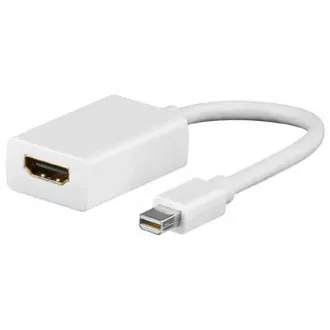 Konwerter wideo, mini DisplayPort męski - HDMI żeński, HDMI 1.3 - Standard, biały, WYPRZEDAŻ