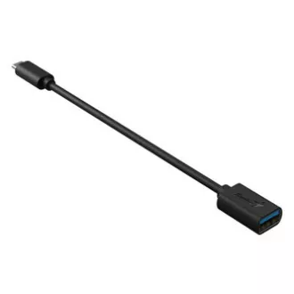 Reduktor USB (3.0), USB C męski - USB A żeński, czarny, Genius USB 3.0, do 5 Gb/s