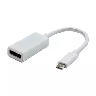 Konwerter USB/Video, DP Alt Mode, USB C męski - DisplayPort żeński, biały, 4K2K@30Hz 65507, WYPRZEDAŻ