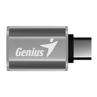 Reduktor USB (3.0), USB C męski - USB A żeński, czarny, Genius USB 3.0, do 5 Gb/s