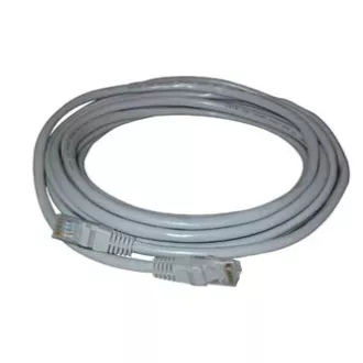 Kabel LAN UTP patchcord, Cat.5e, RJ45 męski - RJ45 męski, 1 m, nieekranowany, szary, ekonomiczny Kabel LAN UTP patchcord, Cat.5e, RJ45 męski - RJ45 męski, 1 m, nieekranowany, szary, ekonomiczny