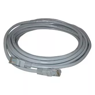 Kabel LAN FTP patchcord, Cat.5e, RJ45 męski - RJ45 męski, 20 m, ekranowany, szary, ekonomiczny