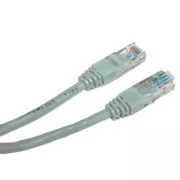 Kabel LAN UTP patchcord, Cat.6, RJ45 męski - RJ45 męski, 20 m, nieekranowany, szary, ekonomiczny