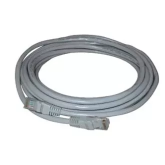 Kabel LAN FTP patchcord, kat. 5e, RJ45 męski - RJ45 męski, 25 m, ekranowany, szary, ekonomiczny