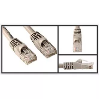 Kabel LAN FTP patchcord, kat. 5e, RJ45 męski - RJ45 męski, 30 m, ekranowany, szary, ekonomiczny