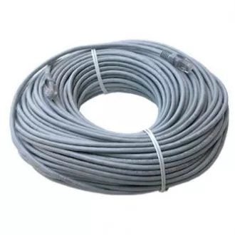 Kabel sieciowy LAN UTP patchcord, Cat.5e, RJ45 męski - RJ45 męski, 50 m, nieekranowany, szary, ekonomiczny Kabel sieciowy LAN UTP patchcord, Cat.5e, RJ45 męski - RJ45 męski, 50 m, nieekranowany, szary, ekonomiczny