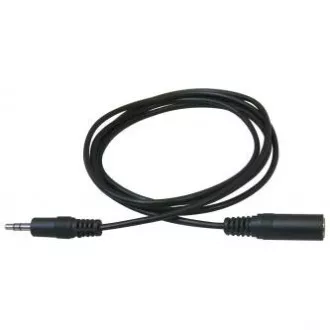 Przedłużacz kabla audio Jack (3,5 mm) męski - Jack (3,5 mm) żeński, 3 m, czarny