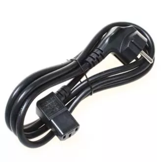 Kabel zasilający 230V, CEE7 (widełki) - C13, 5m, zatwierdzony przez VDE, czarny, uszkodzony, SPRZEDAM