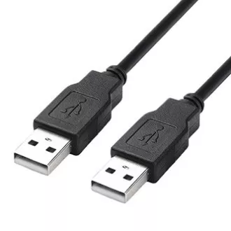 Kabel USB (2.0), USB A męski - USB A męski, 1,8 m, czarny, High Speed Kabel USB (2.0), USB A męski - USB A męski, 1,8 m, czarny, High Speed